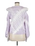 Design History Purple Long Sleeve Blouse Size M - photo 2
