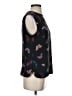 Equipment 100% Silk Black Sleeveless Silk Top Size S - photo 4