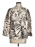 Chico's Animal Print Ivory Blazer Size Med (1) - photo 1