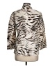 Chico's Animal Print Ivory Blazer Size Med (1) - photo 2