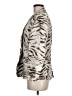 Chico's Animal Print Ivory Blazer Size Med (1) - photo 5