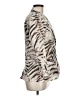 Chico's Animal Print Ivory Blazer Size Med (1) - photo 4
