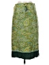 Unbranded 100% Silk Paisley Green Silk Skirt Size 1 - 2 - photo 1