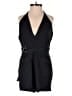 Free People Solid Black Romper Size 6 - photo 1