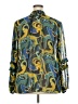 Chico's Paisley Blue Green Long Sleeve Blouse Size XXL (4) - photo 2