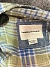 American Eagle Outfitters Plaid Blue Long Sleeve Button-Down Shirt Size M - photo 7