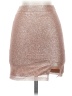 Assorted Brands Metallic Silver Formal Skirt Size 6 - photo 1