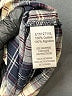 En Creme 100% Cotton Plaid Black 3/4 Sleeve Button-Down Shirt Size S - photo 8