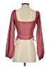 Hyfve Red Long Sleeve Blouse Size S - photo 2