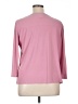 Studio C Pink 3/4 Sleeve Top Size 14 - photo 2