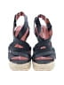 Via Spiga 100% Leather Blue Wedges Size 9 1/2 - photo 2