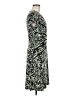 Connected Apparel Print Green Cocktail Dress Size 8 Petite - photo 4