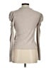 Zara Solid Tan Gray Long Sleeve Top Size M - photo 2
