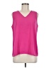 Halogen 100% Polyester Pink Sleeveless T-Shirt Size M - photo 1