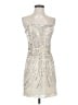 H&M 100% Polyester Ivory Cocktail Dress Size 6 - photo 1