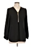 Premise Studio 100% Polyester Black Long Sleeve Blouse Size L - photo 1