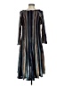 Moth Stripes Blue Casual Dress Size S - photo 2