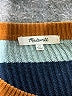Madewell Color Block Brown Pullover Sweater Size XS - photo 7