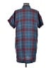 Toad & Co Plaid Blue Casual Dress Size M - photo 2