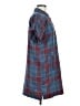 Toad & Co Plaid Blue Casual Dress Size M - photo 4