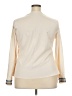 Unbranded 100% Polyester Ivory Long Sleeve Blouse Size XXL - photo 2