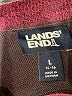 Lands' End 100% Cotton Burgundy Pullover Sweater Size L - photo 7