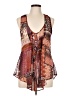 American Rag Cie 100% Polyester Orange Vest Size L - photo 1