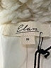 Elan 100% Polyester Ivory Faux Fur Jacket Size S - photo 6