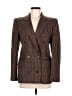 Calvin Klein Houndstooth Brown Blazer Size 6 - photo 1