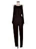 MICHAEL Michael Kors Solid Brown Black Jumpsuit Size M - photo 1