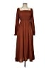 Gap 100% Polyester Brown Casual Dress Size XS - photo 1