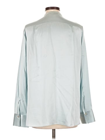 Vince. Long Sleeve Silk Top (view 2)