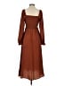 Gap 100% Polyester Brown Casual Dress Size XS - photo 2