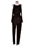 MICHAEL Michael Kors Solid Brown Black Jumpsuit Size M - photo 2