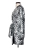 Buddy Love 100% Polyester Print Silver Casual Dress Size XS - photo 5