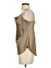 Cinq à Sept 100% Silk Gold Blouse Size S - photo 5