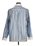 Torrid Stripes Blue Long Sleeve Button-Down Shirt Size 1X Plus (1) - photo 2