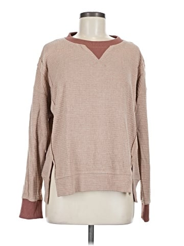 Hem & Thread Pullover Sweater (view 1)