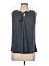 Christopher & Banks Gray Sleeveless Blouse Size L - photo 1