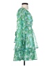 Jessica Simpson 100% Polyester Paisley Green Cocktail Dress Size XS - photo 4