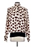 Pierre Cardin 100% Polyester Print Ivory Long Sleeve Blouse Size 8 - photo 1