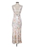 Hello Molly 100% Polyester Floral Ivory Pink Cocktail Dress Size 2 - photo 2