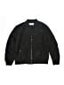 H&M 100% Polyester Solid Black Track Jacket Size 8 - 10 - photo 1