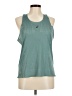 Asics 100% Polyester Teal Tank Top Size M - photo 1