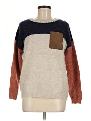 Pink Owl Pullover Sweater (view 1)