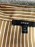 Drew 100% Cotton Stripes Brown Long Sleeve Blouse Size XS - photo 7
