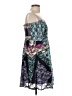 Love, Fire 100% Polyester Print Teal Cocktail Dress Size L - photo 4