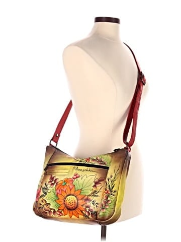 Anuschka Leather Crossbody Bag (view 2)