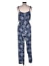 George 100% Viscose Paisley Blue Jumpsuit Size UK 14 / US 10 - photo 2