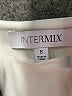 Intermix Ivory Long Sleeve Silk Top Size 6 - photo 7